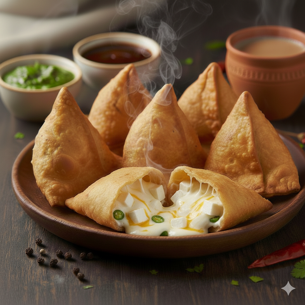 Cheese Burst Samosa