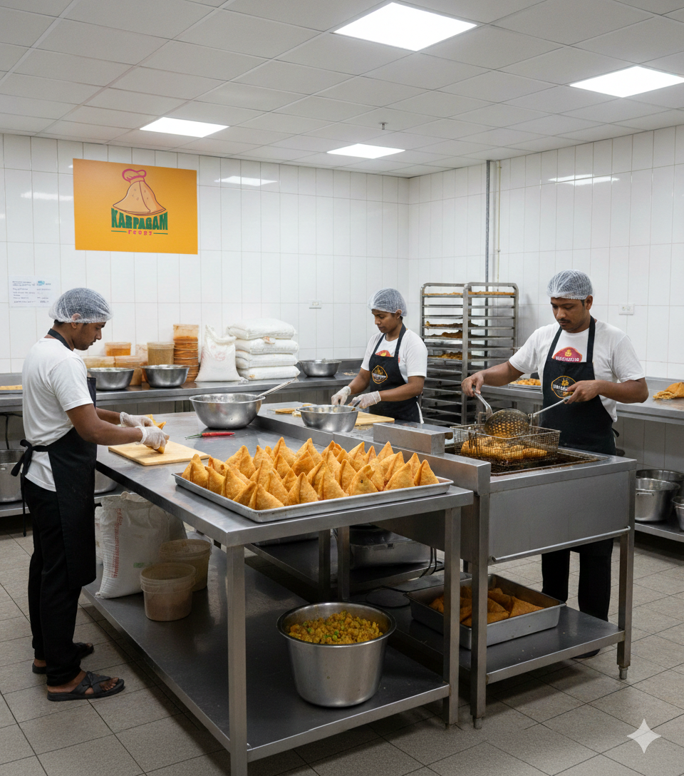 Traditional Indian kitchen ingredients