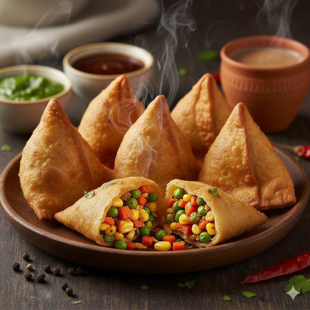 Mixed Vegetable Samosa